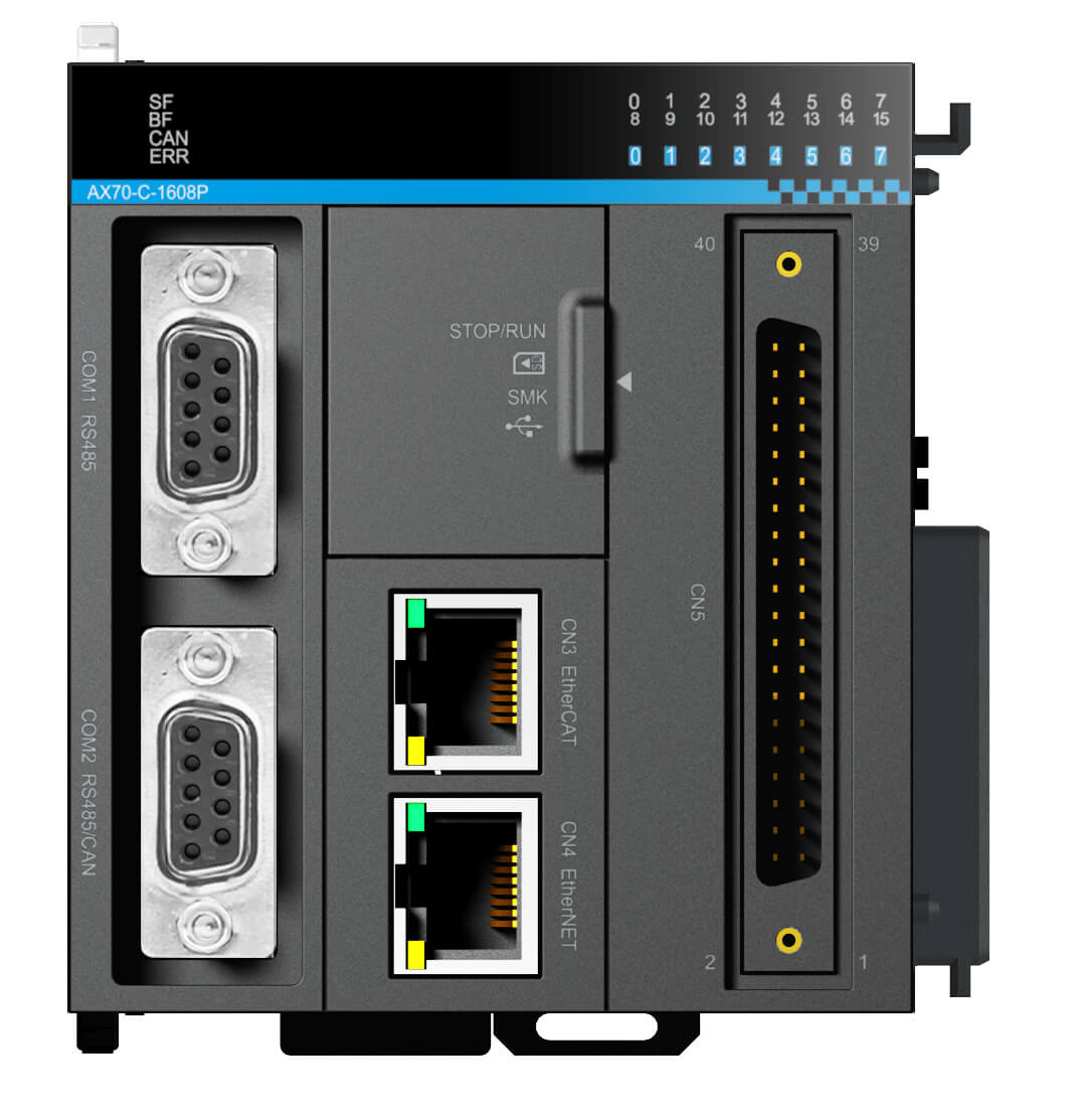 Модуль входов датчиков температуры AX-EM-4PTC для контроллера AX